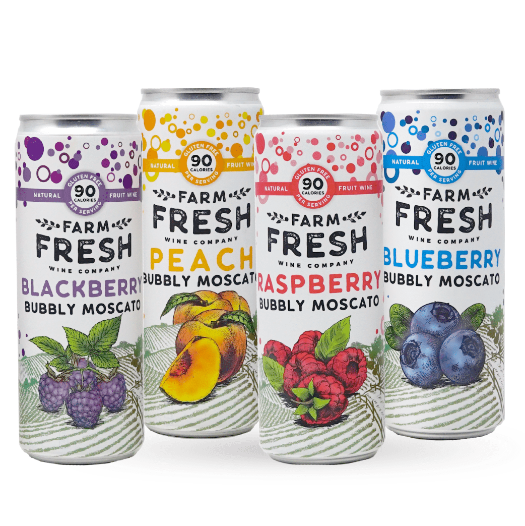 Farm Fresh Bubbly Moscato Cans