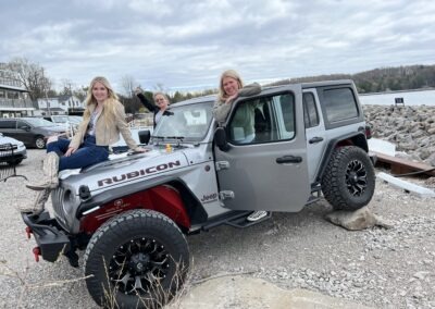 I built this Jeep over the last 2 years! It was a stock Rubicon when I bought it originally. Can’t wait to add more mods! I am the owner sitting on the hood!